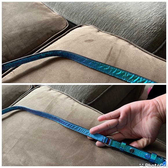 Rare NWOT Rebecca Minkoff Hudson Moto Iridescent Crossbody Shoulder Bag Purse - Picture 14 of 16